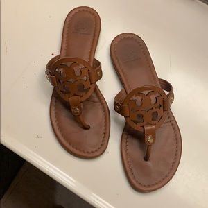 Tory Burch brown sandals.